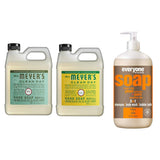 Liquid Hand Soap Refill, 1 Pack Basil, 1 Pack Honey Suckle, 33 OZ each include 1, 32 OZ Bottle of Bath & Shower Gel Soap, Citrus/Mint