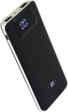 Lian LifeStyle Exceptional Portable Phone Charger w/Dual USB Output - 20000 mAh Ultra High Capacity Power Bank, High-Speed Charging for iPhone, iPad, Samsung & Other Cell Phones - Y10 Black