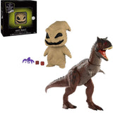 Nightmare Before Christmas - Oogie Boogie Collectible Figure + Control ‘N Conquer Large Dinosaur Figure with Authentic Detail, Pack of 2