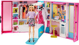 Lian Lifestyle Toys Bundle, Dream Closet with Blonde Doll + Travel Doll with Blonde Doll 2 Packs