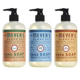 Liquid Hand Soap, 1 Pack Geranium, 1 Pack Rain Water, 1 Pack Oat Blossom, 12.5 OZ each