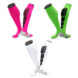 Lian LifeStyle Gorgeous Women's  4 Pair Long Athletic Football Soccer Socks Sport Tube Socks M XL0032-(Rose, Green, RED, Black)