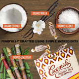 Cocomels Coconut Milk Caramel, Organic Candy, Dairy Free, Vegan, Gluten Free, Non-GMO, No High Fructose Corn Syrup, Kosher, Plant Based