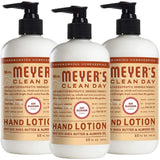 Hand and Body Lotion w/ Shea Butter, Almond Oil & Essential Oils | Oat Blossom Scented Lotion for Women and Men 12 FL Oz Refillable Pump Bottle, Pack of 3