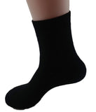 Meso Men's 5 Pairs Outstanding Quality, Breathable & Lightweight Wool Crew Socks Good as Hiking & Running Socks Size 7-10(Solid)