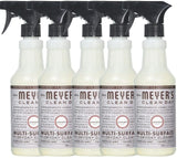 Mrs. Meyer's Clean Day Multi-Surface Everyday Cleaner, Cruelty Free Formula, Lavender Scent 5-Packs