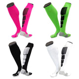 Lian LifeStyle Gorgeous Women's  4 Pair Long Athletic Football Soccer Socks Sport Tube Socks M XL0032-(Random Color)