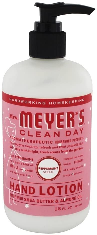 Mrs. Meyer's Clean Day Hand Lotion, 12 oz (Peppermint, Pack - 1)