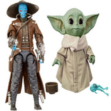 The Black Series Cad Bane Toy 6-Inch Scale The Clone Wars Collectible Action Figure + The Child Talking Toy with Character Sounds and Accessories The Mandalorian, Pack of 2