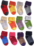 Lian LifeStyle 3 Pairs Children Wool Socks Hearts Random Color