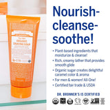 Organic Shaving Soap, Tea Tree, Organic, Sugar and Shikakai Powder, Soothes and Moisturizes for Close Comfortable Shave, Use on Face, Underarms and Legs, Pack of 4, 7 Fl OZ Per Pack