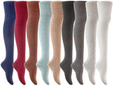 Women's 3 Pairs Thigh High Cotton Socks JM1025 Size 6-9