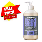 Liquid Hand Soap Refill, 1 Pack Basil, 1 Pack Geranium, 33 OZ each include 1, 12.75 OZ Bottle of Hand Soap Lavender + Coconut