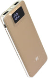 Lian LifeStyle Exceptional Portable Phone Charger w/Dual USB Output - 20000 mAh Ultra High Capacity Power Bank, High-Speed Charging for iPhone, iPad, Samsung & Other Cell Phones - Y10 Gold