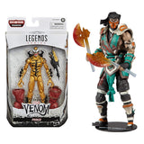 Venom 6-inch Collectible Action Figure Toy Phage Premium Design and 1 Accessory+ Toys Mortal Kombat Sub Zero Bloody Frozen Over Skin 7” Action Figure, Pack of 2
