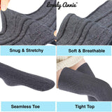 Women's 3 Pairs Thigh High Cotton Socks JM1025 Size 6-9