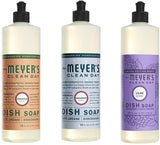 Liquid Dish Soap, 1 Pack Geranium, 1 Pack Snowdrop, 1 Pack Lilac, 16 OZ each