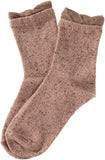 Lian LifeStyle Fuzzy Big Girl's Women's 4 Pairs Cotton Crew Socks HR158141 Size 6-9