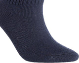 Lian LifeStyle Non Slip, Exceptional, Cozy and Cool Women's 1 Pair Knee High Wool Crew Socks JH05 Size 6-9(Navy)