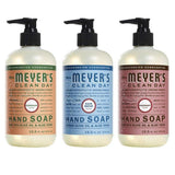 Liquid Hand Soap, 1 Pack Geranium, 1 Pack Rain Water, 1 Pack Rosemary, 12.5 OZ each