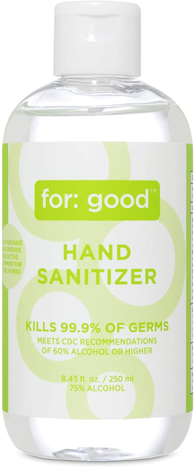 Hand Sanitizer, 8oz/250ml, Clear Pack of 4
