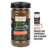 Organic Seafood Seasoning, Blackened, 2.5 Ounce (Pack of 4)