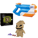 Nightmare Before Christmas - Oogie Boogie Collectible Figure + Super Soaker Twin Tide, Pack of 2