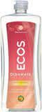 Non Toxic, Hypoallergenic Dishmate, Grapefruit, Ultra-Concentrated, Without Dyes, Parabens, Phosphates, Phthalates, Pack of 3, 25 FL OZ Per Pack