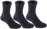 Lian LifeStyle Top Quality Children's Sports Crew Socks - 3 Pairs - Size3Y-15Y L0105