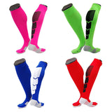 Lian LifeStyle Gorgeous Women's  4 Pair Long Athletic Football Soccer Socks Sport Tube Socks M XL0032-(Random Color)