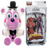 Five Nights at Freddy's Pizza Simulator - Helpy Collectible Figure + Venom 6-inch Collectible Action Figure Toy Ghost-Spider Premium Design, Pack of 2