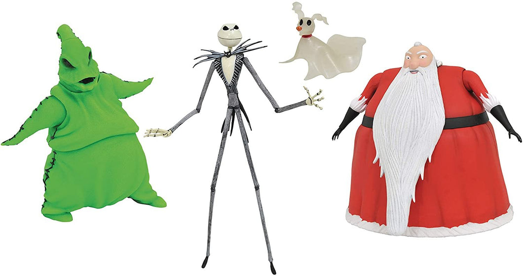 DIAMOND SELECT TOYS San Diego Comic-Con 2020: The Nightmare Before Christmas Deluxe Lighted Action Figure Box Set