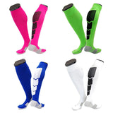 Lian LifeStyle Gorgeous Women's  4 Pair Long Athletic Football Soccer Socks Sport Tube Socks M XL0032-(Random Color)