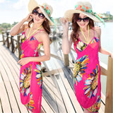 Lian LifeStyle Women's Sexy Bikini Swimsuit Swimwear Cover Up Beach Dress