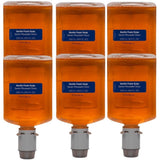 Hand Soap Refill for Dispensers Effective Scented Foaming Soap Refill in Citrus for Daily Use Quick Foaming Hand Wash Soap Refill Cost Effective 1200 mL Refill Soap Bottle, 6 Bottles