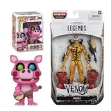 Games:Five Nights at Freddy's Pizza Simulator - Pigpatch Collectible Figure + Venom 6-inch Collectible Action Figure Toy Phage Premium Design and 1 Accessory, Pack of 2