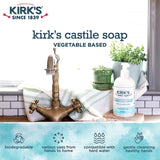 Kirk'S Odor Neutralizing Hydrating Hand Soap, Fragrance Free, 12 Ounce