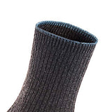 Lian LifeStyle Women's 2 Pairs Cute & Comfortable Wool Crew Socks Size 6-9 HR1612, Color (DarkGrey, Wine)