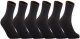 Lian LifeStyle Women's 6 Pairs Cute & Comfortable Wool Crew Socks Size 6-9 HR1612