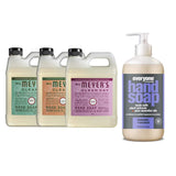 Liquid Hand Soap Refill, 1 Pack Basil, 1 Pack Geranium, 1 Pack Peony, 33 OZ each include 1, 12.75 OZ Bottle of Hand Soap Lavender + Coconut