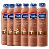 All Natural Body Spray Lotion Lotion Spray with Cocoa Butter for Dry Skin Body Lotion Spray Moisturizer with Fast Absorbing Formula Moisturizing Body Lotion Spray 6.5 Fl OZ Per Bottle, 6 Bottles