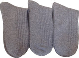 Lian LifeStyle Men's 3 or 6 Pairs Wool Socks Solid Color Size 8-11