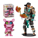 Games:Five Nights at Freddy's Pizza Simulator - Pigpatch Collectible Figure + Toys Mortal Kombat Sub Zero Bloody Frozen Over Skin 7” Action Figure, Pack of 2