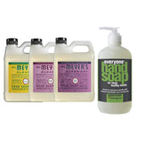 Liquid Hand Soap Refill, 1 Pack Honey Suckle, 1 Pack Peony, 1 Pack Plum Berry, 33 OZ each include 1, 12.75 OZ Bottle of Hand Soap Spearmint + Lemongrass