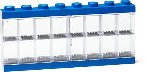 Room Copenhagen 40660005 Lego Minifigure Display Case 16, 8 Stud, Bright Blue