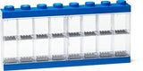 Room Copenhagen 40660005 Lego Minifigure Display Case 16, 8 Stud, Bright Blue