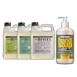 Liquid Hand Soap Refill, 1 Pack Lemon Verbena, 1 Pack Basil, 1 Pack Lavender, 33 OZ each include 1, 12.75 OZ Bottle of Hand Soap Meyer Lemon