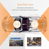 Lian LifeStyle Latest Technology HD Dash Camera Trusted Quality Car Accessories: Security Camera Front & Rear with Night Vision for Safety SD LY550