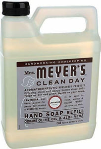 MRS. MEYER'S Hand SOAP,LIQ,REFL,LVNDR, 33 FZ 6 pk