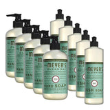 Liquid Hand Soap and Liquid Dish Soap Combo 5 Packs Liquid Hand Soap 12.5 Fl oz & 5 Packs Dish Soap 16 Fl oz, Basil Scent